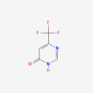 Chemical structure of 4-Hydroxy-6-(trifluoromethyl)pyrimidine