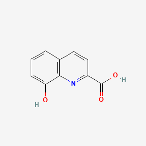 Chemical structure of 8-Hydroxyquinaldic acid
