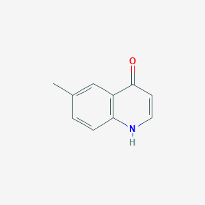 Chemical structure of 4-Hydroxy-6-methylquinoline