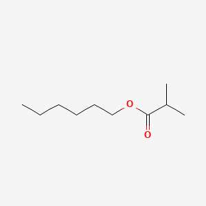 Chemical structure of Hexyl isobutyrate