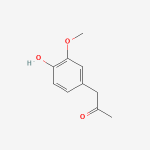 Chemical structure of 4-Hydroxy-3-methoxyphenylacetone