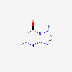 Chemical structure of 7-Hydroxy-5-methyl[1,2,4]triazolo[1,5-a]pyrimidine