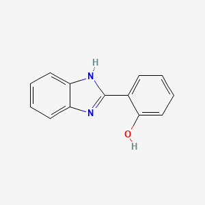 Chemical structure of 2-(2-Hydroxyphenyl)-1H-benzimidazole