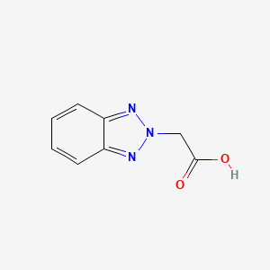 Chemical structure of 2H-1,2,3-Benzotriazol-2-ylacetic acid
