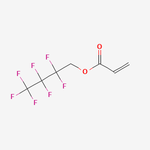Chemical structure of 2,2,3,3,4,4,4-Heptafluorobutyl acrylate