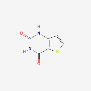 Chemical structure of 1,3-Dihydrothiopheno[3,2-d]pyrimidine-2,4-dione