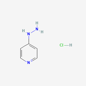 Chemical structure of 4-hydrazinylpyridine hydrochloride