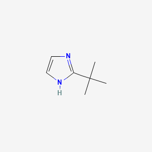 Chemical structure of 2-(tert-Butyl)-1H-imidazole