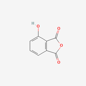 Chemical structure of 3-hydroxy-phthalicanhydrid