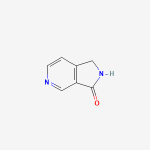 Chemical structure of 1H,2H,3H-pyrrolo[3,4-c]pyridin-3-one