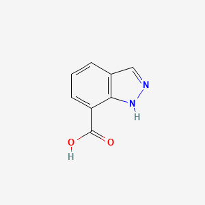 Chemical structure of 1H-indazole-7-carboxylic acid