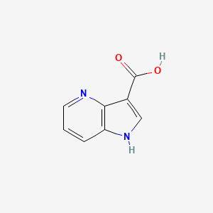 Chemical structure of 1H-pyrrolo[3,2-b]pyridine-3-carboxylic acid