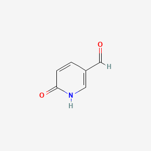 Chemical structure of 6-Hydroxynicotinaldehyde