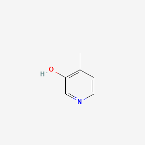 Chemical structure of 3-Hydroxy-4-methylpyridine
