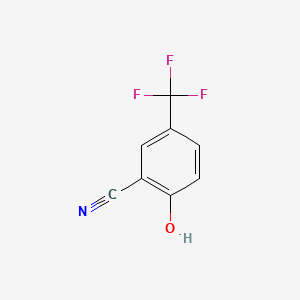 Chemical structure of 2-Hydroxy-5-trifluoromethylbenzonitrile