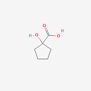Chemical structure of 1-Hydroxycyclopentanecarboxylic acid