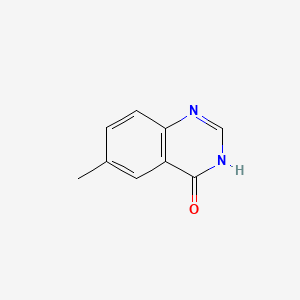 Chemical structure of 4-Hydroxy-6-methylquinazoline