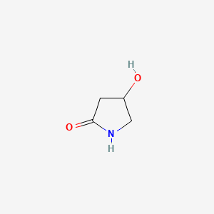 Chemical structure of 4-Hydroxy-2-pyrrolidone