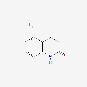 Chemical structure of 5-Hydroxy-3,4-dihydro-2(1H)-quinolinone