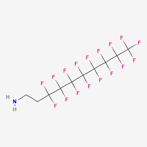 Chemical structure of 1H,1H,2H,2H-Perfluorodecylamine