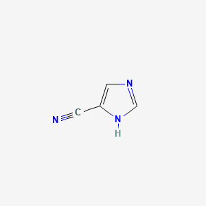 Chemical structure of 1H-Imidazole-4-carbonitrile