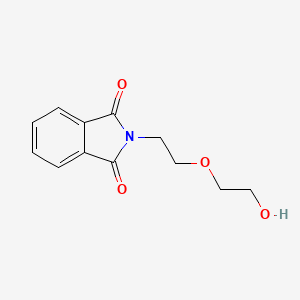 Chemical structure of 2-[2-(2-Hydroxyethoxy)ethyl]isoindole-1,3-dione