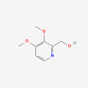 Chemical structure of 2-Hydroxymethyl-3,4-dimethoxypyridine
