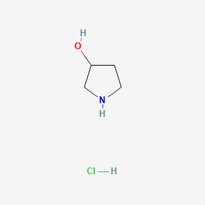 Chemical structure of 3-Hydroxypyrrolidine, HCl