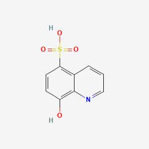 Chemical structure of 8-Hydroxyquinoline-5-sulfonic Acid