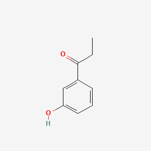 Chemical structure of 3'-Hydroxypropiophenone