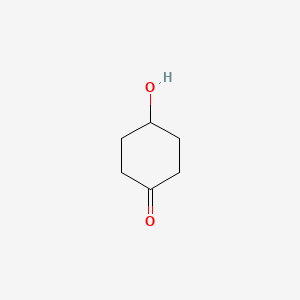 Chemical structure of 4-Hydroxycyclohexanone
