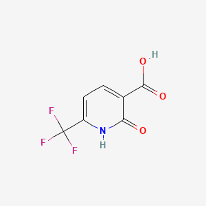 Chemical structure of 2-Hydroxy-6-trifluoromethylnicotinic acid