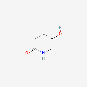 Chemical structure of 5-Hydroxypiperidin-2-one