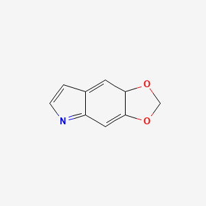 Chemical structure of 5H-[1,3]Dioxolo[4,5-f]indole