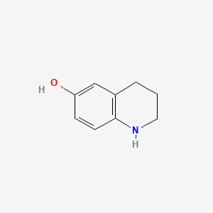 Chemical structure of 6-Hydroxy-1,2,3,4-tetrahydroquinoline