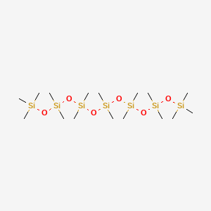 Chemical structure of hexadecamethylheptasiloxane Basic information