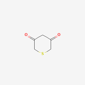 Chemical structure of 2H-Thiopyran-3,5(4H,6H)-dione