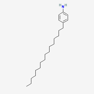 Chemical structure of 4-Hexadecylaniline