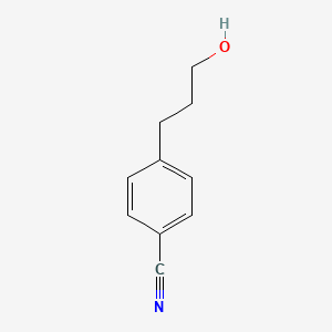Chemical structure of 4-(3-Hydroxypropyl)benzonitrile