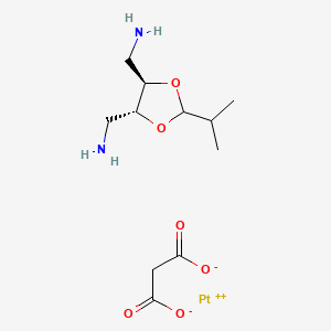 Chemical structure of Eptaplatin