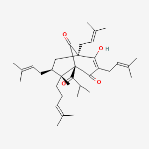 Chemical structure of Hyperforin