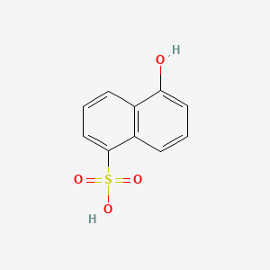 Chemical structure of 5-Hydroxynaphthalene-1-sulfonic acid