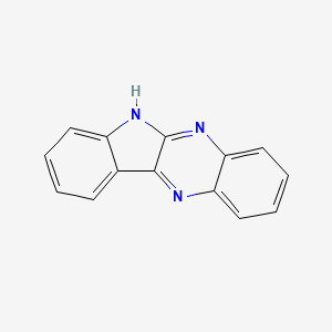 Chemical structure of 6H-Indolo[2,3-b]quinoxaline