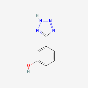 Chemical structure of 3-(1H-Tetrazol-5-yl)phenol