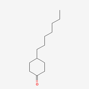 Chemical structure of 4-Heptylcyclohexanone