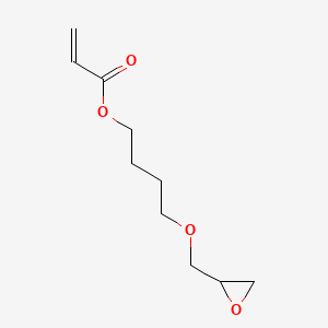 Chemical structure of 4-Hydroxybutyl acrylate glycidyl ether