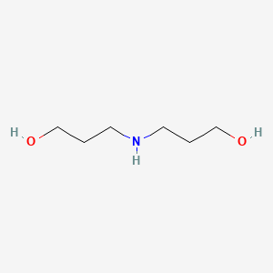 Chemical structure of 3-(3-Hydroxypropylamino)propan-1-ol