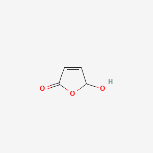 Chemical structure of 2-hydroxy-2H-furan-5-one