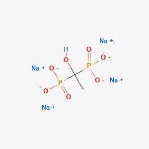 Chemical structure of Tetrasodium Etidronate
