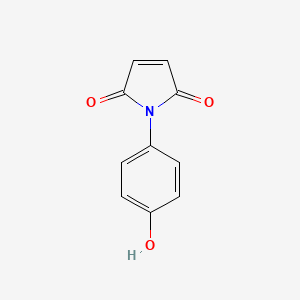 Chemical structure of 1-(4-Hydroxyphenyl)-1H-pyrrole-2,5-dione